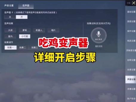 和平吃鸡变声器app