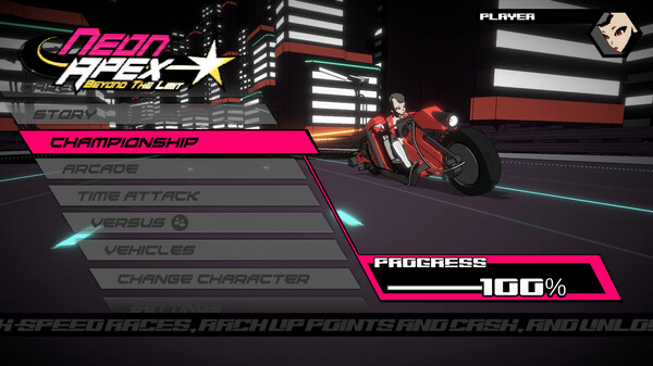 霓虹顶点 超越极限 Neon Apex Beyond the Limit官方中文本体+1.0.5升补NSZ原版